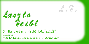 laszlo heibl business card